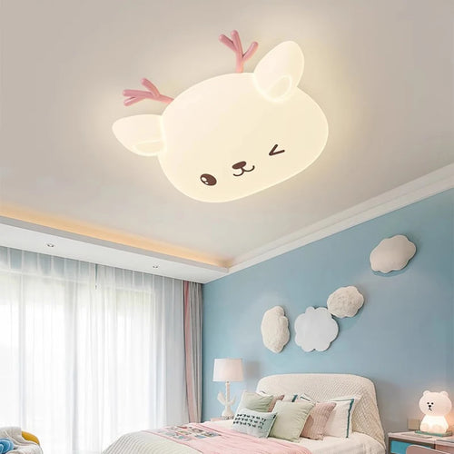 plafonnier nordique faon pour chambre d'enfant moderne et chaleureuse
