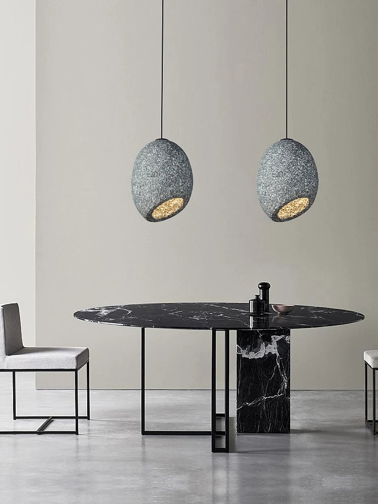 lustre led style wabi sabi nordique pour café et restaurant - vue 3 sur 10