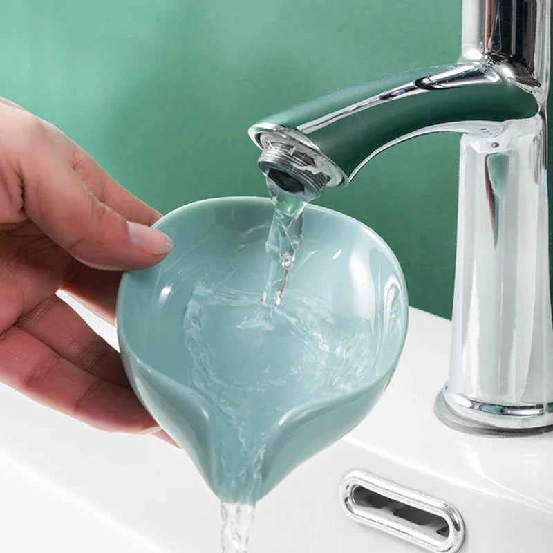 boîte à savon originale en forme de feuille pour la salle de bain - vue 5 sur 8