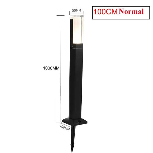 Outdoor LED lamp with motion sensor and aluminium stake - vue 16 sur 16