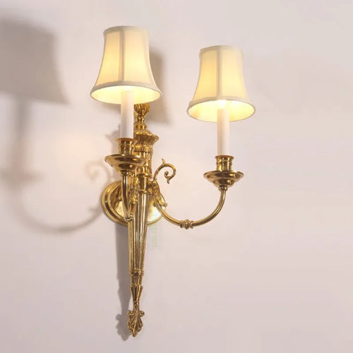 appliques murales modernes en cuivre rétro pour décoration intérieure - vue 2 sur 8