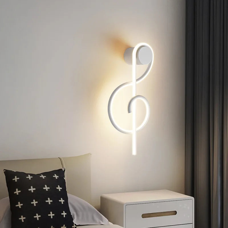 applique murale led en spirale moderne en aluminium
