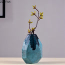 vase en verre géométrique pour décoration moderne et esthétique