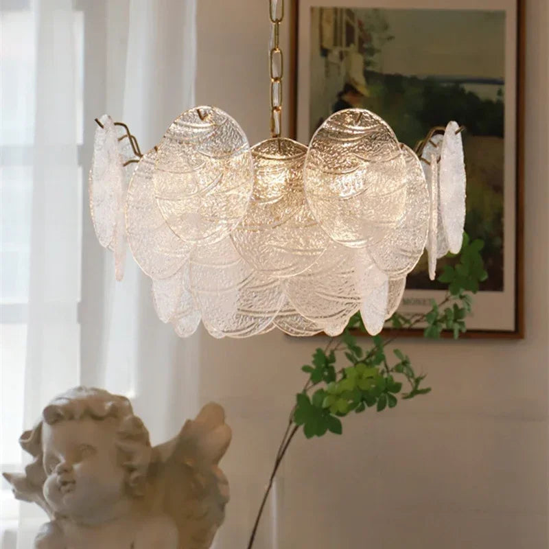 lustre en verre médiéval pour décoration romantique intérieure - vue 3 sur 9