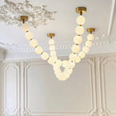 lustre design perles nordiques led pour décoration maison