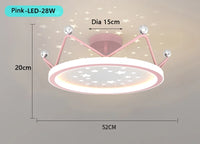 Modern minimalist ceiling light for children's room decor