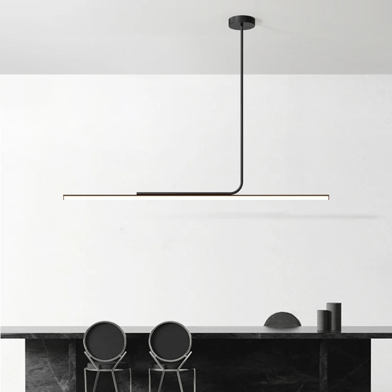 Lustre LED Moderne Simple Nordique Lumière De Luxe - vue 4 sur 10