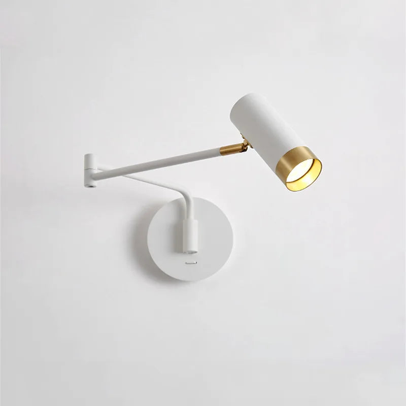 applique murale led modernes avec interrupteur tactile réglables - vue 5 sur 8