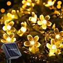 Solar garden fairy string lights for outdoor decoration