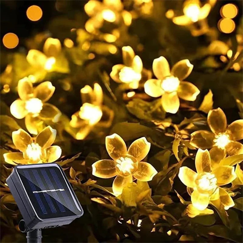 Solar garden fairy string lights for outdoor decoration - vue 7 sur 11