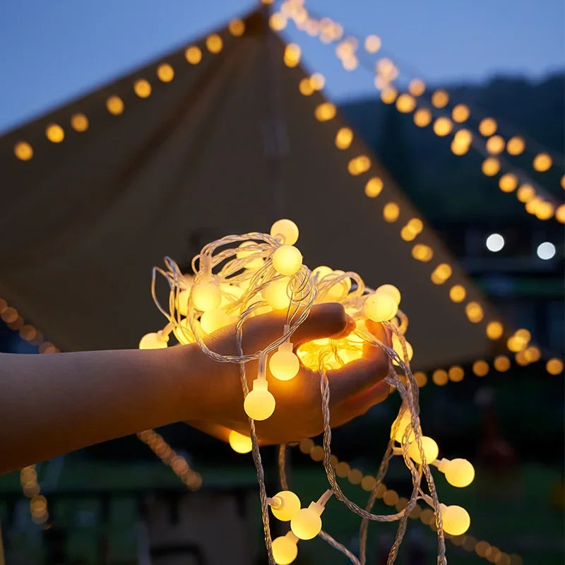 guirlande lumineuse led pour extérieur mariage jardin et Noël - vue 6 sur 9