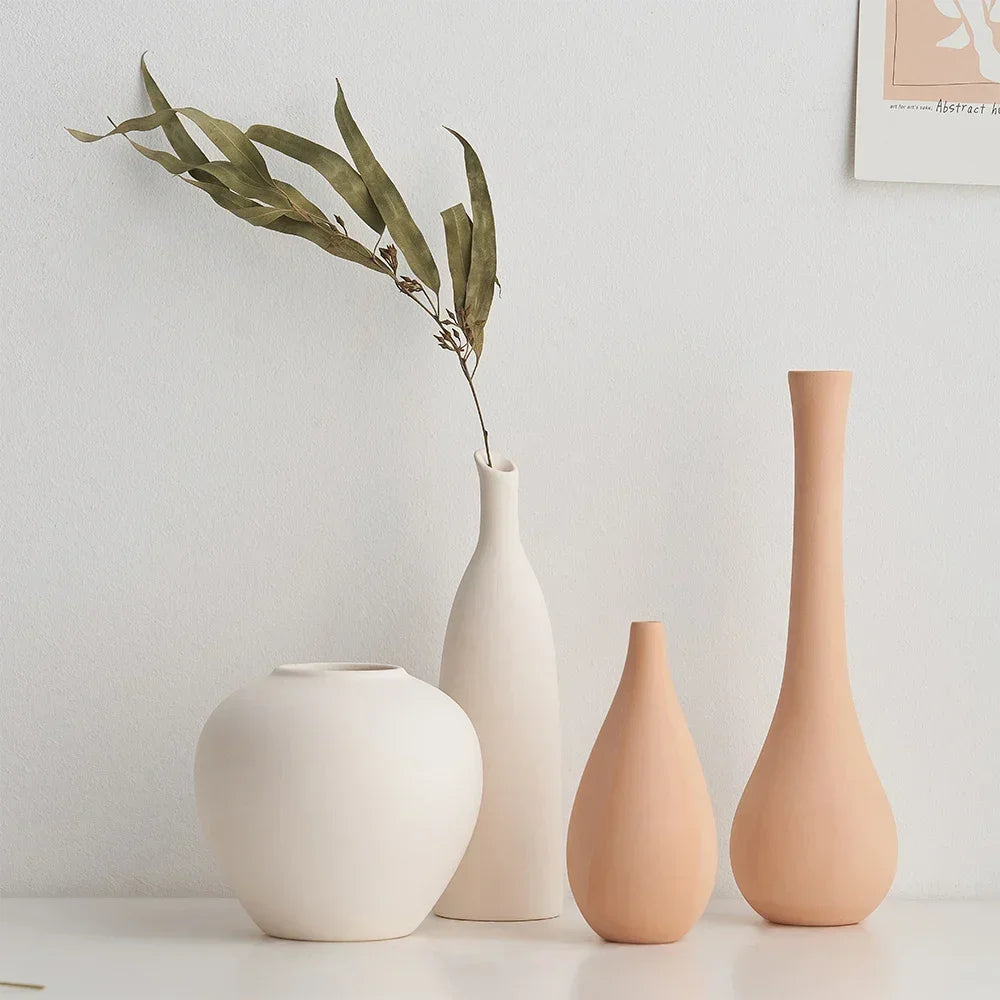 vase en céramique pour décoration florale nordique élégante - vue 6 sur 11