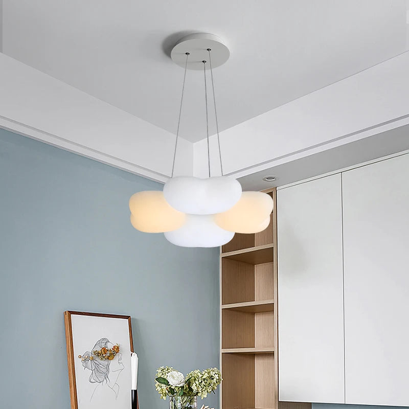 lustre à pétales nordique romantique pour une ambiance chaleureuse - vue 5 sur 10