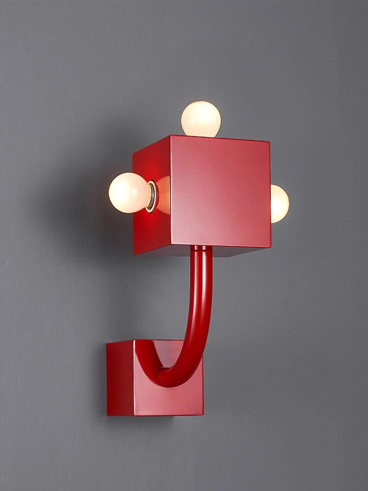 Applique murale design Art Créatif Rouge - vue 4 sur 7