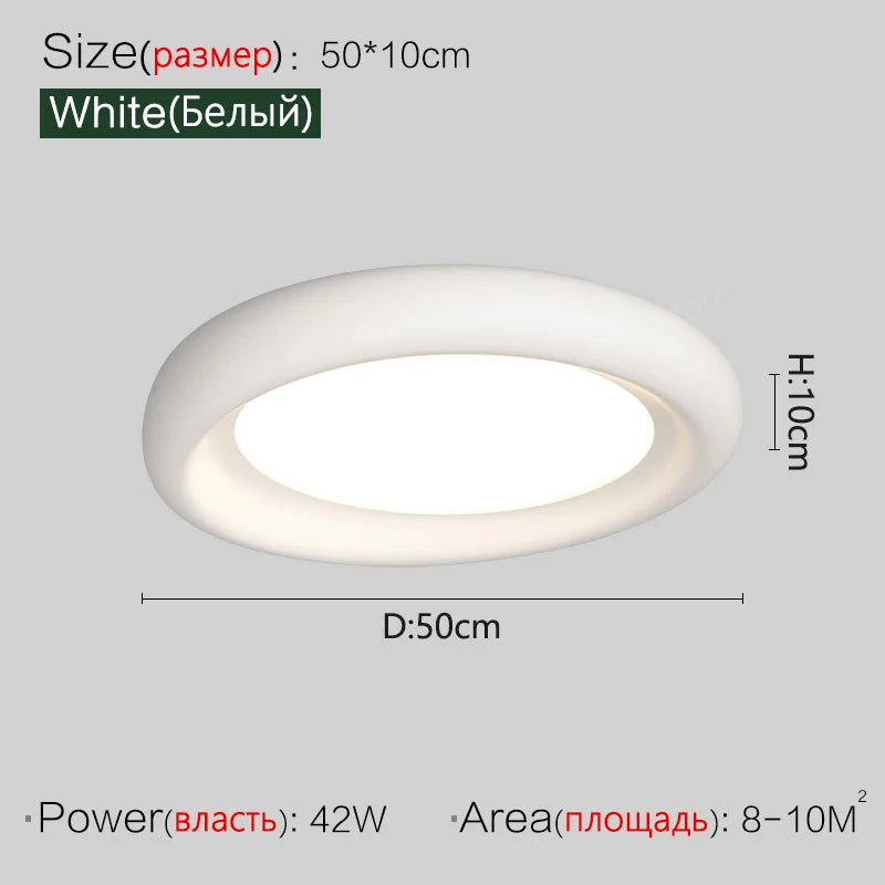 Plafonnier design à LED minimaliste moderne principale