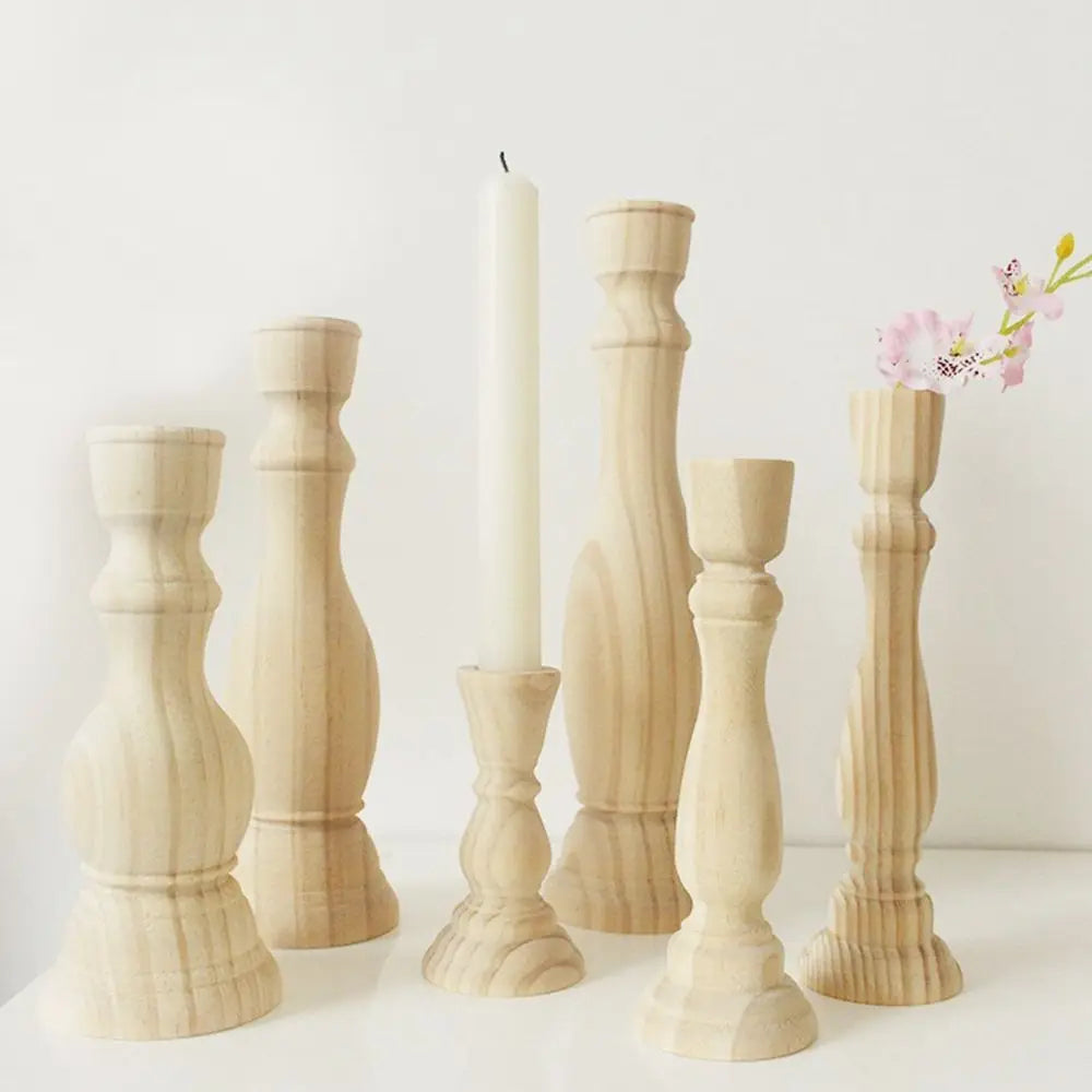 chandeliers rustiques rétro en bois pour fête mariage et artisanat - vue 5 sur 9