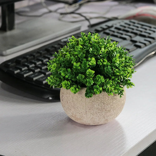 plante artificielle en pot style bonsaï pour décoration intérieure - vue 6 sur 6
