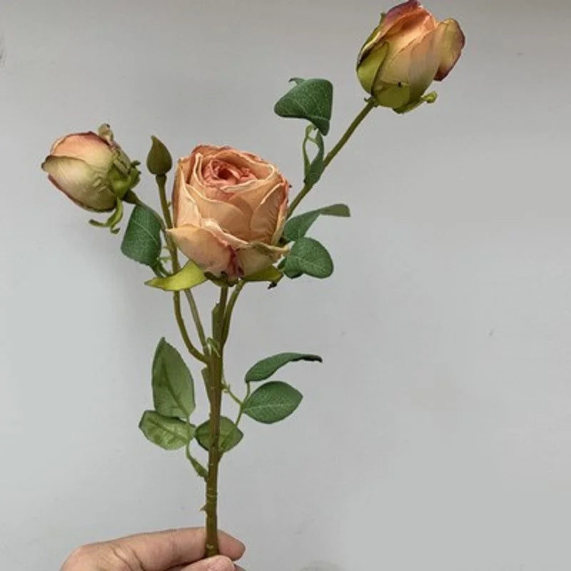 bouquet de pivoines artificielles en soie pour décoration de mariage - vue 5 sur 18