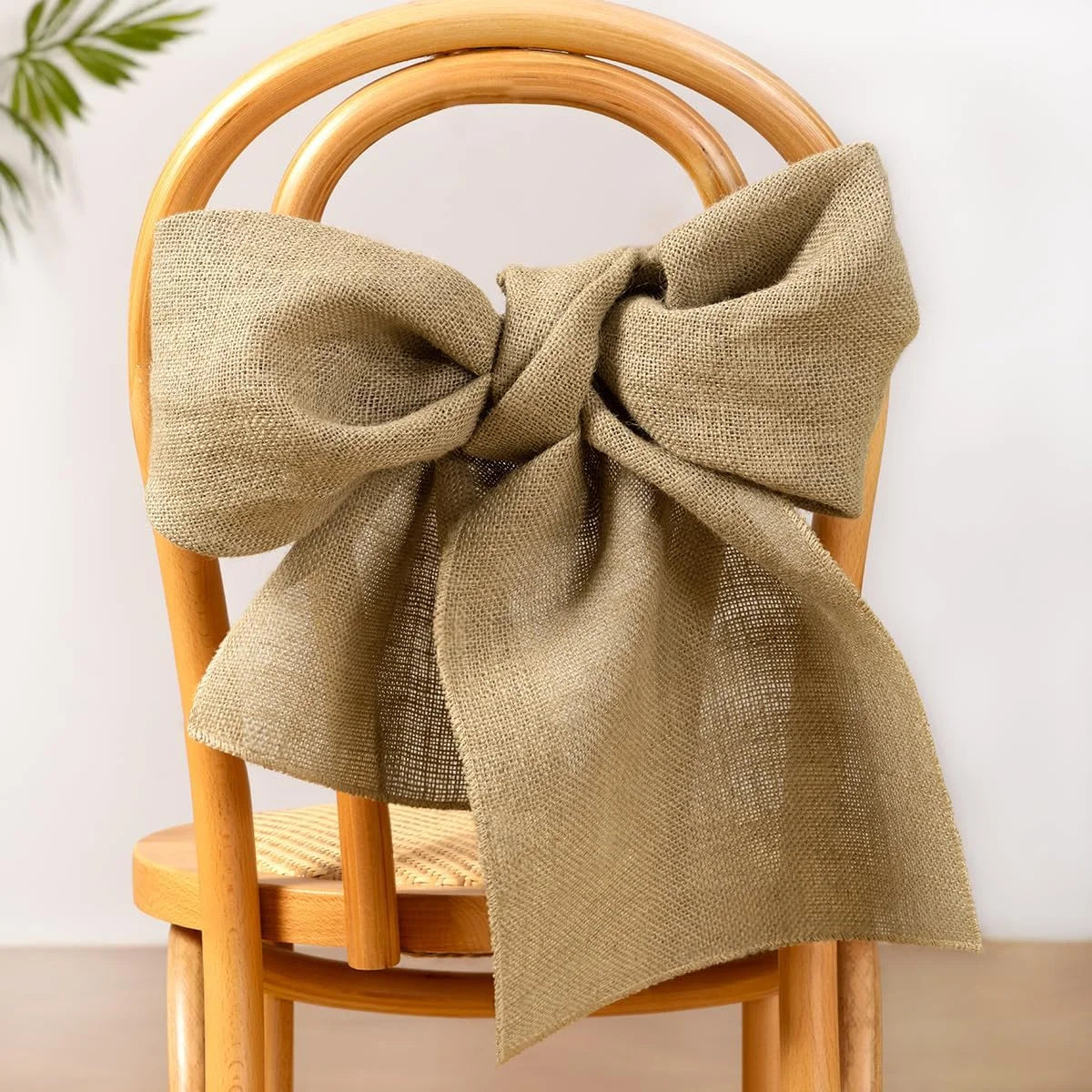Chemin de table jute style rustique maison fete - vue 5 sur 6