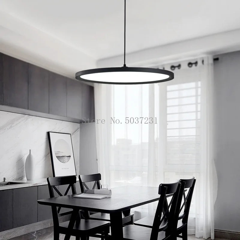 lustre moderne à led design nordique pour intérieur - vue 4 sur 12