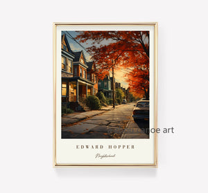 Edward Hopper's Classic Art Library Wall Print