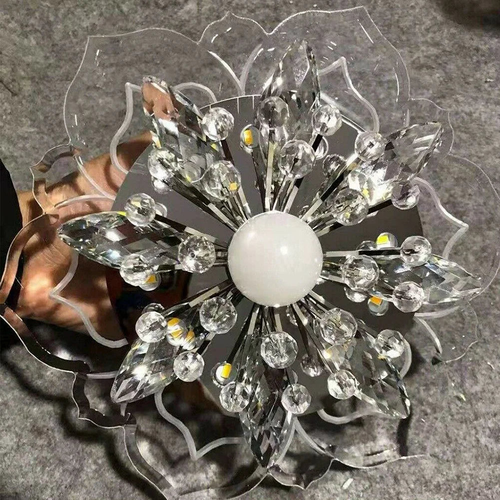 Lampe LED moderne en forme de fleur - vue 6 sur 9
