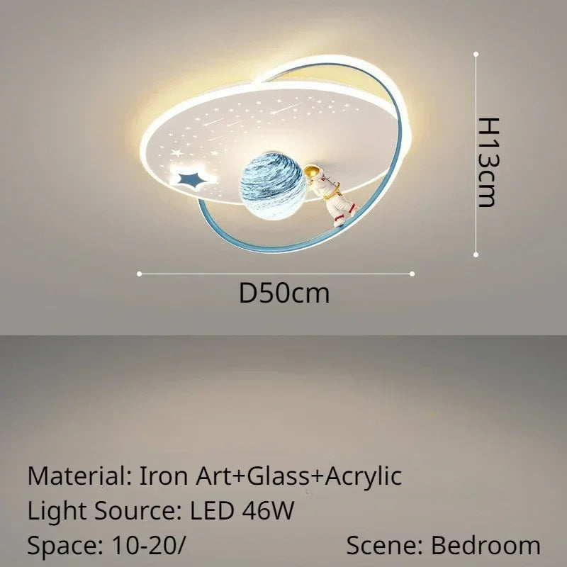 Plafonnier pour enfants Plafonds LED modernes Lustre pour chambre d'enfant Lumières Décoration de la maison Éclairage de chambre de filles et de garçons2023 - vue 11 sur 12