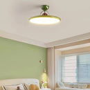 plafonnier led nordique en fer avec soucoupe volante luminaire décoratif d'intérieur