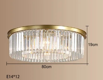 lustre en cristal suspendu pour éclairage intérieur design élégant - vue 8 sur 22