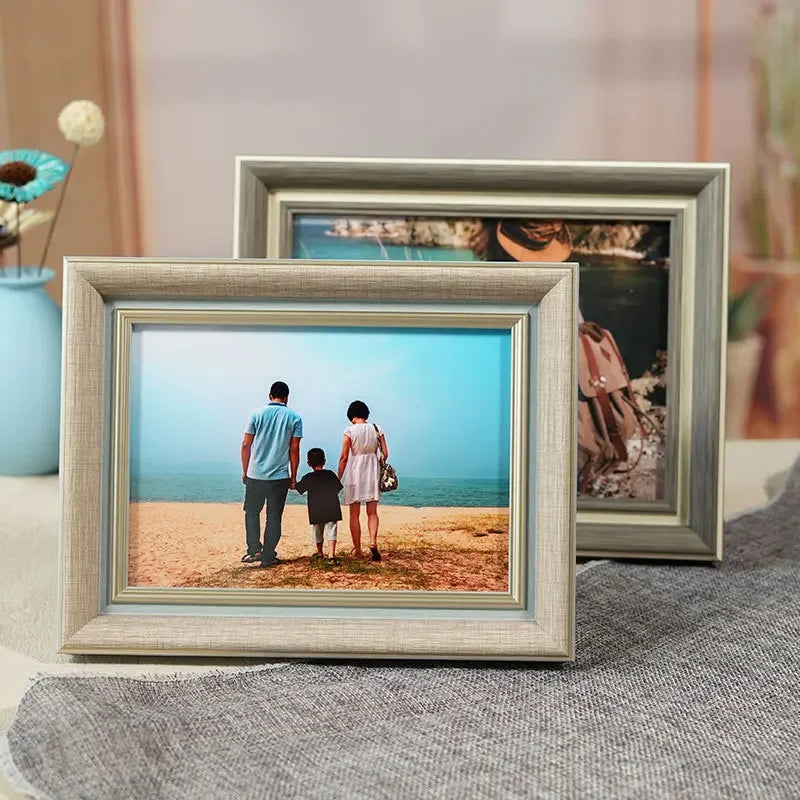 cadre photo en bois pour portraits de famille et souvenirs - vue 5 sur 10