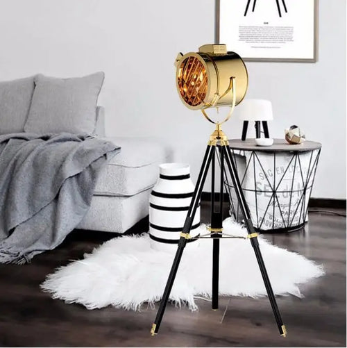 Lampadaire Led industriel américain rétro Vintage avec trépied - vue 4 sur 8