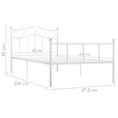 Iron Bed Frame Modern Style Double Single Bed with Headboard, Simple feel food food Iron Frame Bed Bed Bed Furniture