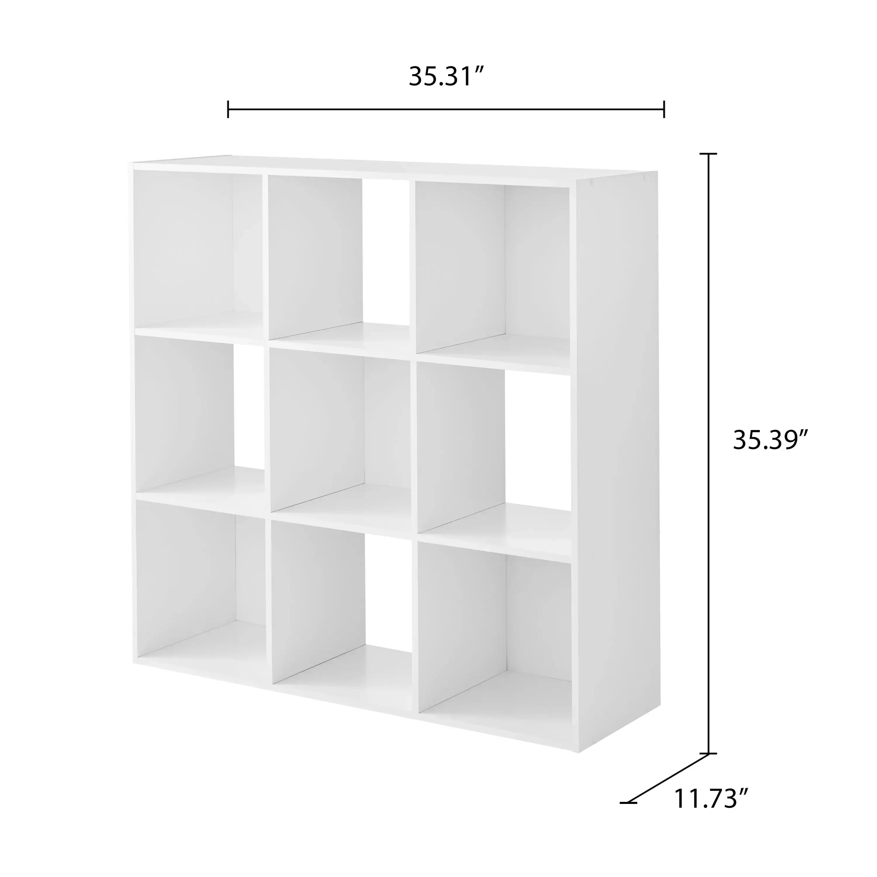 6/9/12/16-Cube Storage Organizer  Bookshelf, Bookcase Locker Living Room Furniture Home, Open Storage, Easy Assembly - vue 4 sur 22