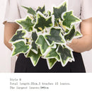 Artificial Grass Green Plants Wall Decor Accessories For Wedding,Plastic Monstera Fake Plants For Home Garden Bonsai Decoration