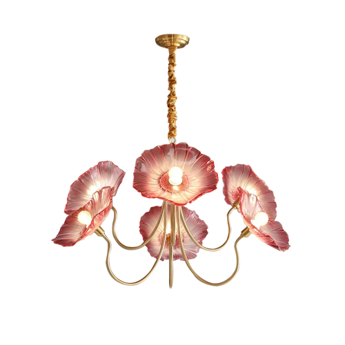 suspension moderne design nordique créatif floral élégant pour intérieur
