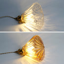 lustre moderne en verre et cuivre design minimaliste pour éclairage créatif