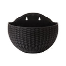 European Wall Mounted Hydroponic Plant Pot, Semi-Circular, Hanging Flower Basket, Balcony, Lazy Wall Mounted, No Drilling, Decor