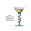 Verre a cocktail martini incurve design elegant