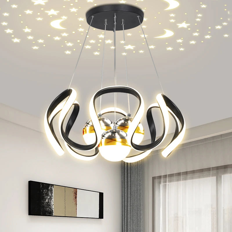 lustre moderne led décoration maison mode plafonnier luminaires