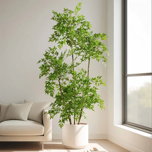 Artificial bamboo tree with realistic touch for indoor decor - vue 2 sur 14