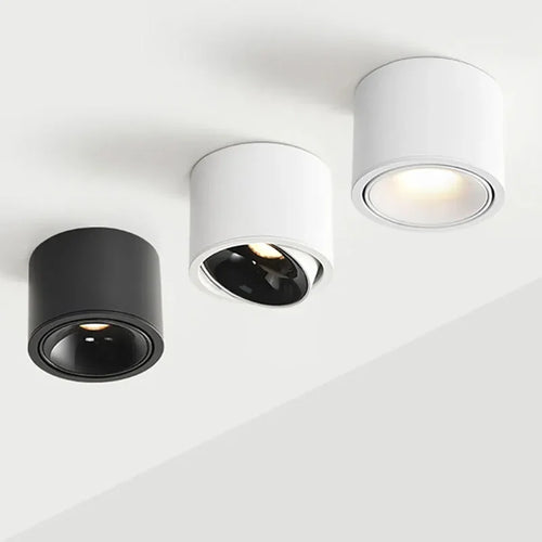 Ultra-bright adjustable angle COB LED spotlight for indoor lighting - vue 2 sur 9