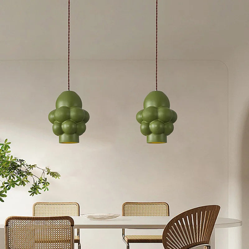 lustre led style wabi sabi nordique pour bar et restaurant - vue 4 sur 10