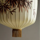lustre en tissu rétro pour décoration de restaurant et balcon