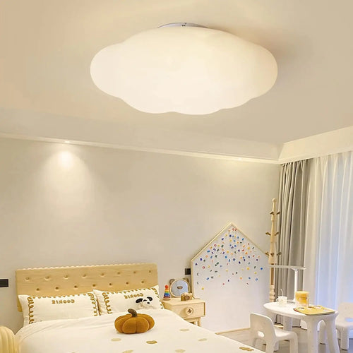 plafonnier led moderne en forme de nuages pour ambiance décorative