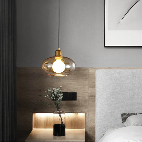 suspension design moderne en verre pour intérieur élégant - vue 4 sur 7