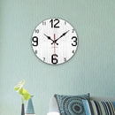 horloge murale en bois style européen silencieuse pour bureau et école
