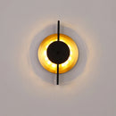 Nordic minimalist luxury gold iron LED wall light