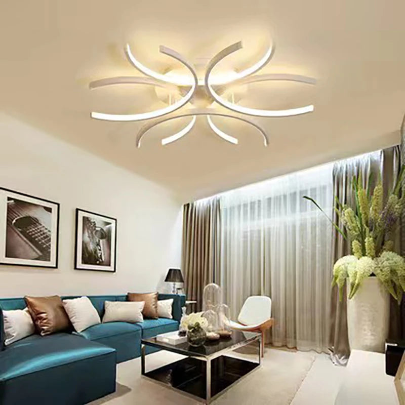 Lustre LED Moderne Nordique Loft Salon Cuisine - vue 3 sur 7