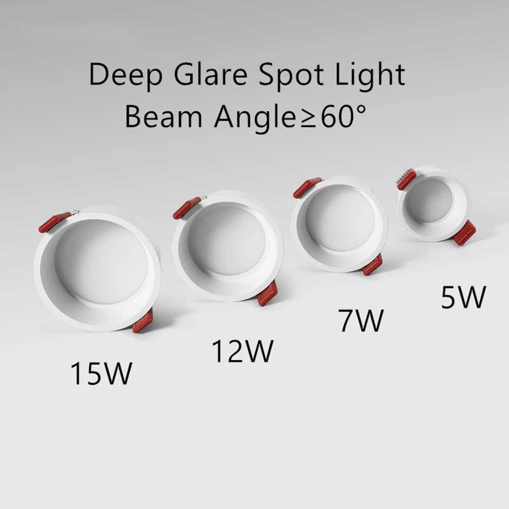 spot led dimmable anti-éblouissement pour éclairage intérieur - vue 3 sur 6