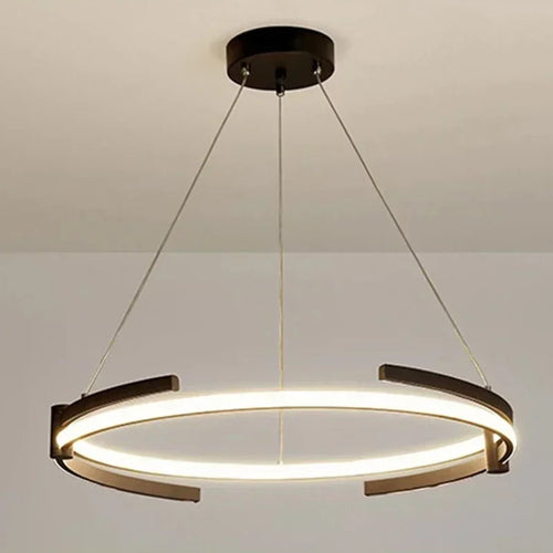 Plafonnier LED suspendu au design moderne - vue 3 sur 10